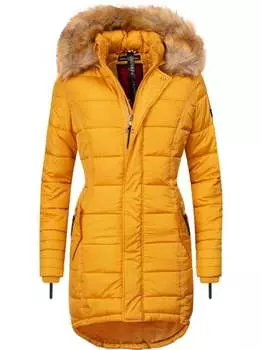 Стеганое пальто папайя Navahoo, желтый