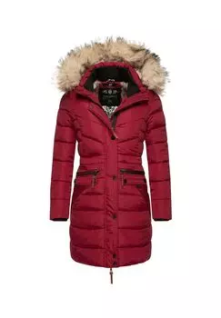 Стеганое пальто Паула NAVAHOO, цвет Dark Red