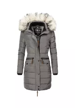 Стеганое пальто Паула NAVAHOO, серый