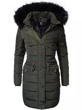 Стеганое пальто paula Navahoo, зеленый