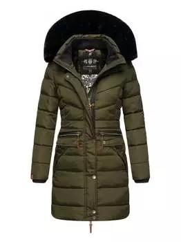 Стеганое пальто paula Navahoo, зеленый