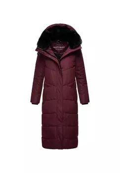 Стеганое пальто притягивает взгляды XIV NAVAHOO, цвет Wine