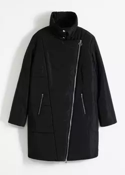 Стеганое пальто Rainbow, черный