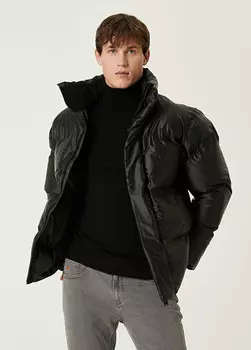 Стеганое пальто Rains, черный