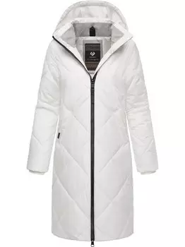 Стеганое пальто ребела Ragwear, белый
