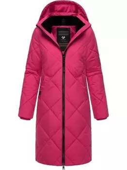 Стеганое пальто ребела Ragwear, фуксия