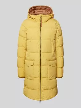 Стеганое пальто с этикеткой-значком camel active, желтый