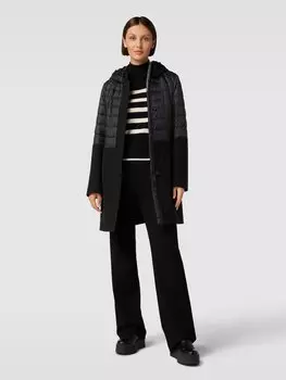Стеганое пальто с капюшоном Gil Bret, черный