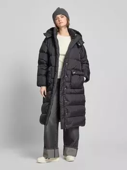 Стеганое пальто с капюшоном модель 'WESTERN BUBBLE MIDDY' Levi's, черный