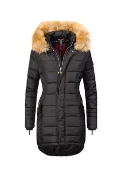 Стеганое пальто с папайей NAVAHOO, черный