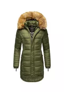 Стеганое пальто с папайей NAVAHOO, цвет Dusty Olive