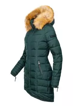 Стеганое пальто с папайей NAVAHOO, цвет Forest Green