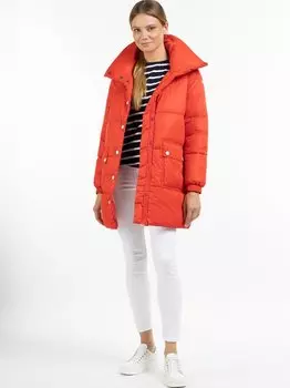 Стеганое пальто с подкладкой Dreimaster, красный