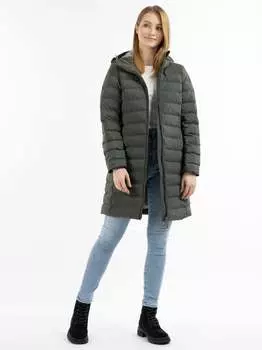 Стеганое пальто с подкладкой Usha, зеленый