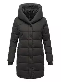 Стеганое пальто с прической Navahoo, черный