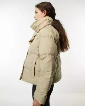 Стеганое пальто Sfera, бежевый