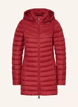 Стеганое пальто со съемным капюшоном FUCHS SCHMITT, темно-красный