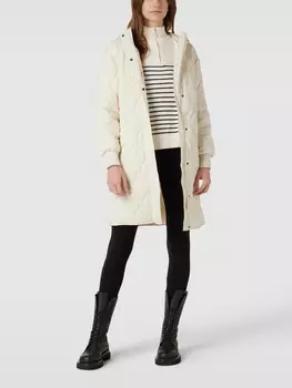 Стеганое пальто со структурированным узором Jake*s Casual, экрю