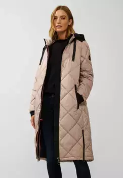 Стеганое пальто STREET ONE, удобная посадка, цвет Light Iced Gold
