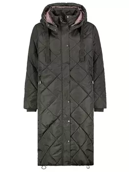 Стеганое пальто Sublevel, хаки