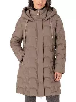 Стеганое пальто Timezone, бежевый