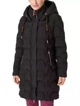Стеганое пальто Timezone, черный