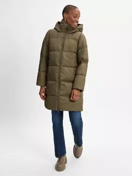 Стеганое пальто Tommy Hilfiger, зеленый