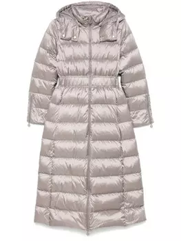 Стеганое пальто TWINSET, серый