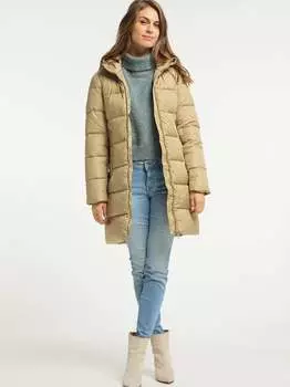 Стеганое пальто Usha, бежевый
