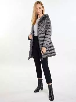 Стеганое пальто Usha, серый