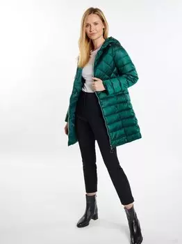 Стеганое пальто Usha, зеленый