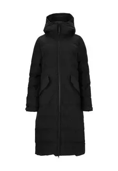 Стеганое пальто Vars с практичной регулировкой на кнопках SOS, черный