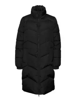 Стеганое пальто Vero Moda Steppmantel, черный