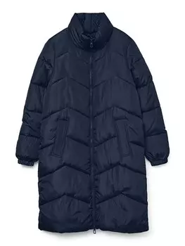 Стеганое пальто Vero Moda Steppmantel, темно-синий