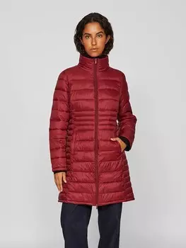 Стеганое пальто Vila Steppmantel, бордо