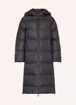 Стеганое пальто вивиана со съемным капюшоном Neo Noir, серый