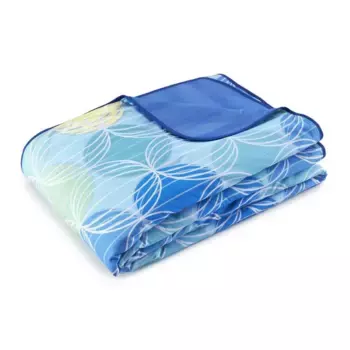 Стеганое Покрывало "Меридиани" 260X260 Bassetti, небесно-голубой