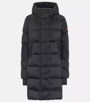 Стеганое пуховое пальто Alliston CANADA GOOSE, черный