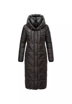 Стеганое вафельное пальто NAVAHOO, черный