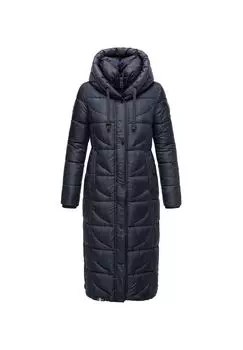 Стеганое вафельное пальто NAVAHOO, темно-синий