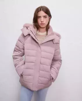 Стеганое женское пальто с капюшоном и подкладкой Easy Wear, цвет Rosa Claro