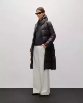 Стеганое женское пальто Woman Limited El Corte Ingls, серый