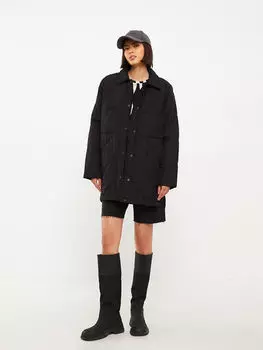 Стеганое женское пуховое пальто с воротником-стойкой и длинным рукавом LCWAIKIKI Classic