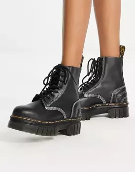 Стеганые ботинки Dr Martens Audrick, черный