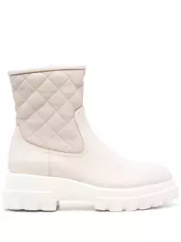 Стеганые ботинки на массивной подошве AGL, нейтральный