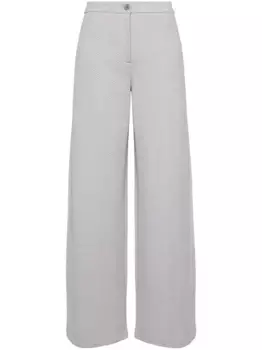 Стеганые брюки прямого кроя EMPORIO ARMANI, фиолетовый