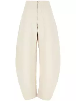 Стеганые брюки Uma Wang, нейтральный цвет