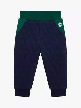 Стеганые джоггеры Timberland Baby, темно-синие