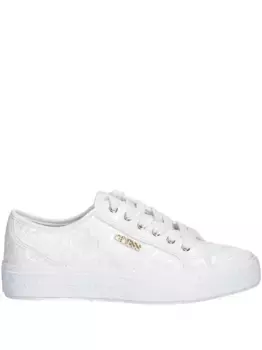 Стеганые кроссовки с логотипом GUESS USA, белый