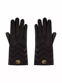 Стеганые перчатки GG Marmont Gucci